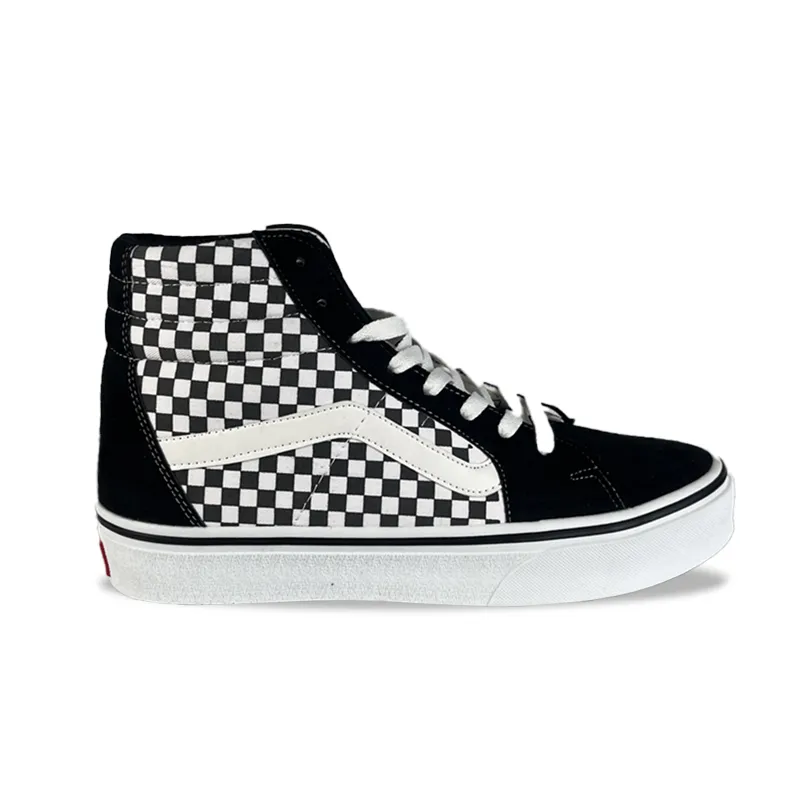 کتونی ونس اولد اسکول شطرنجی مشکی ساقدار